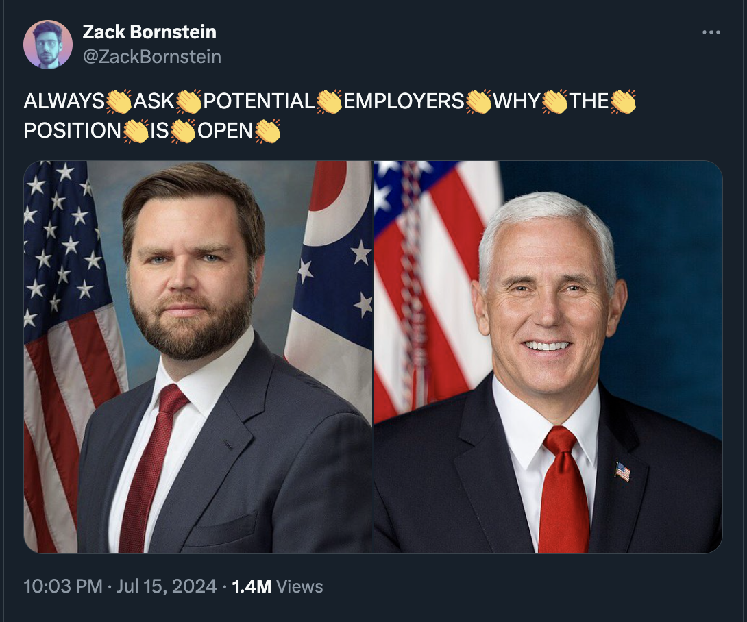 biden pence - Zack Bornstein Always Ask Potential Employers Why The Position Is Open 1.4M Views